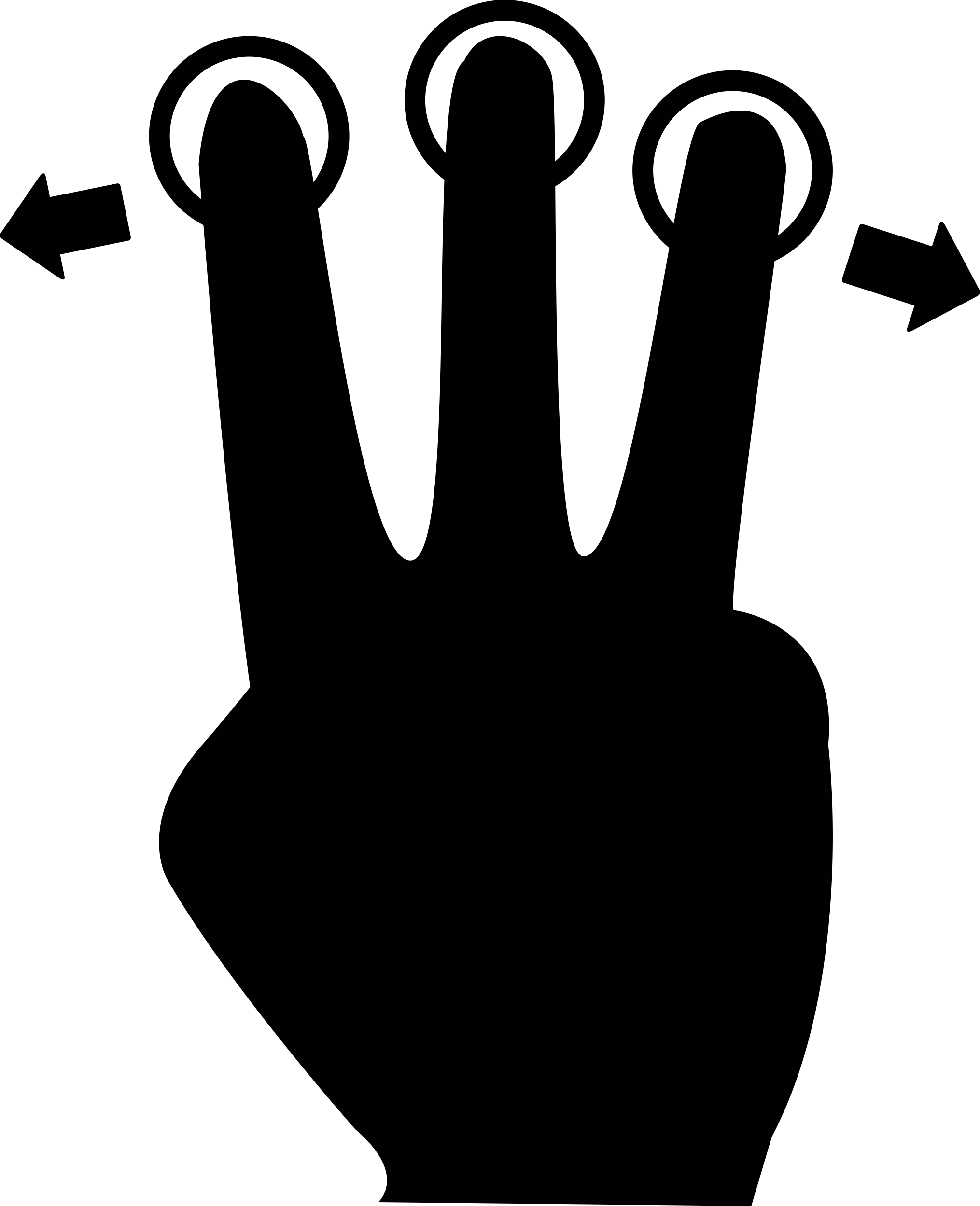 Push To Slide Right And Left Outline Drawing Svg Vector Free Vectors